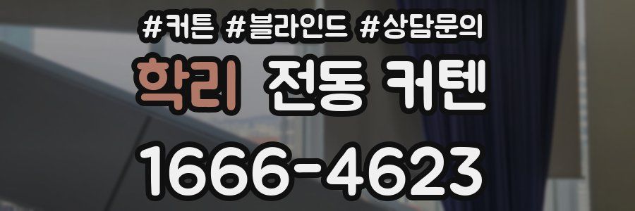 학리 전동 커텐