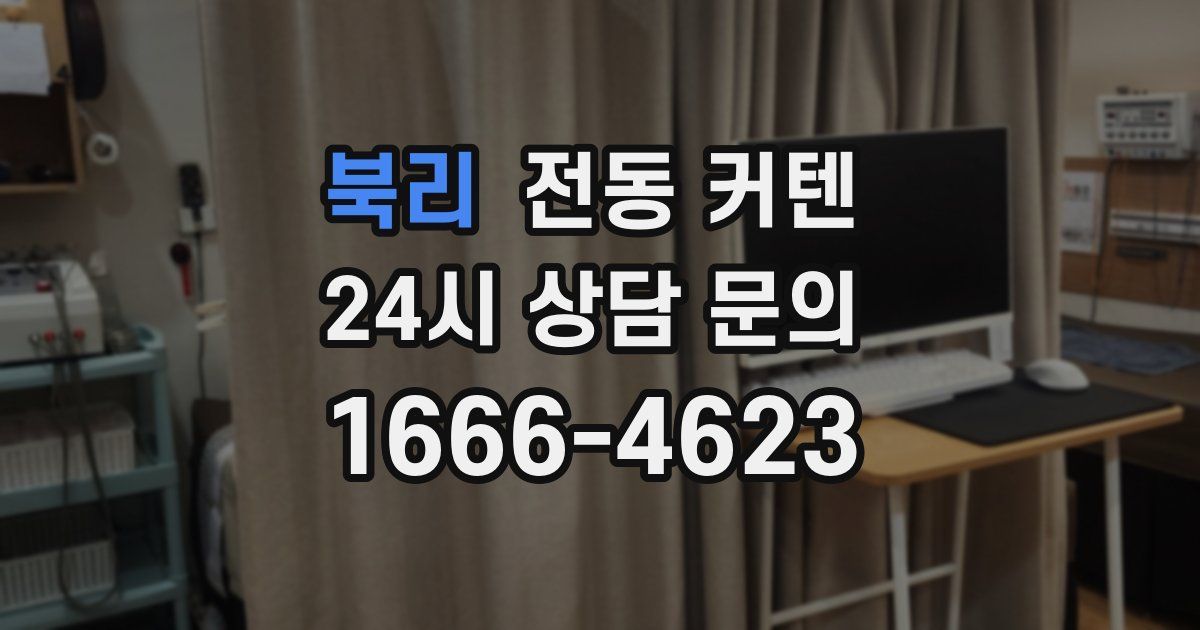 북리 전동 커텐