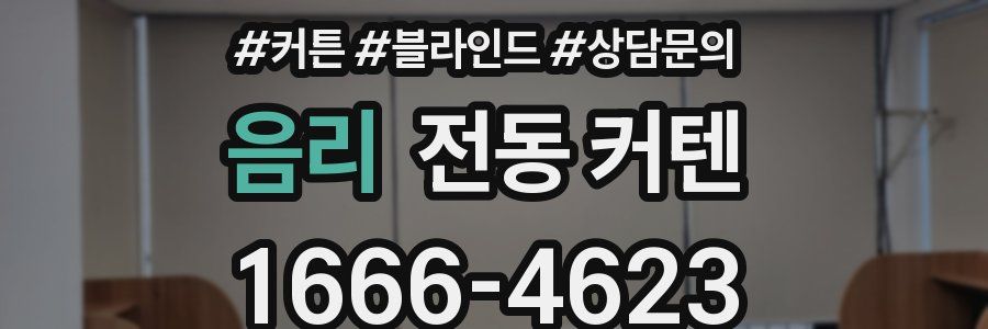음리 전동 커텐