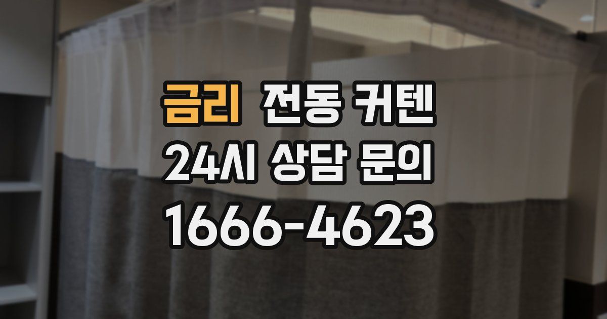 금리 전동 커텐