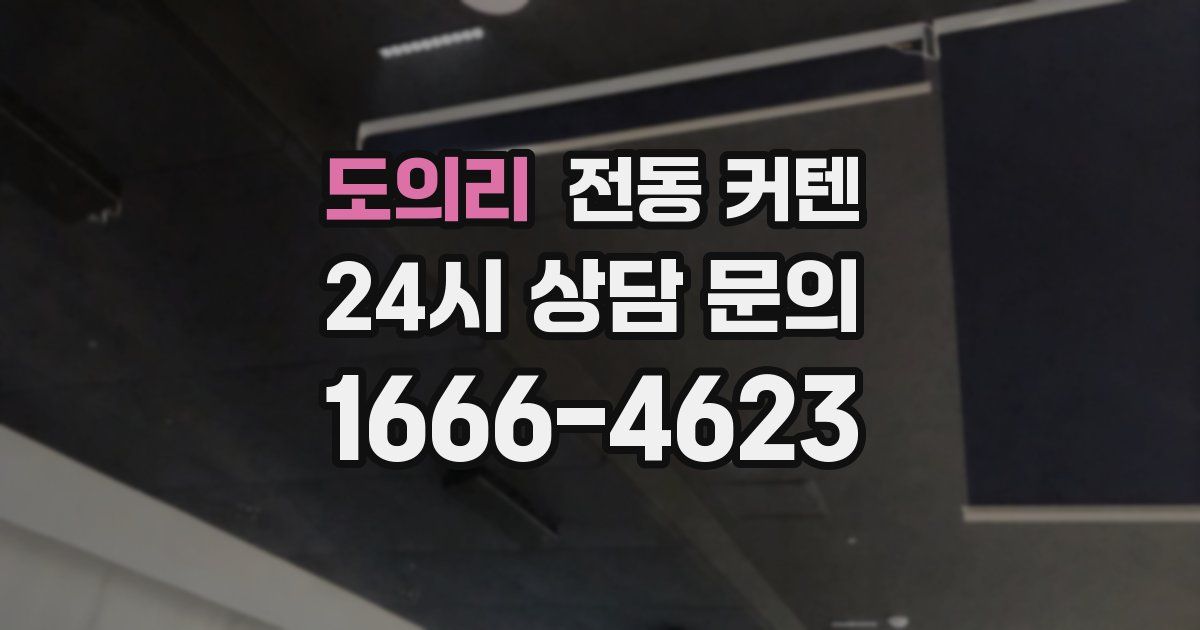 도의리 전동 커텐