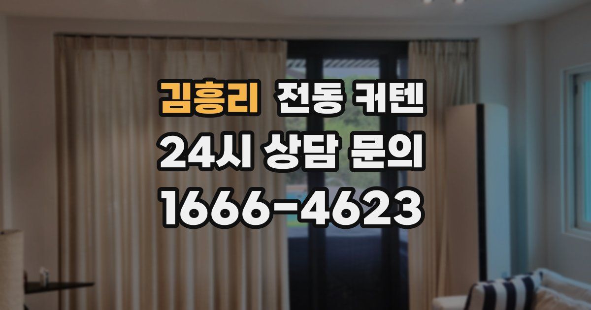 김흥리 전동 커텐