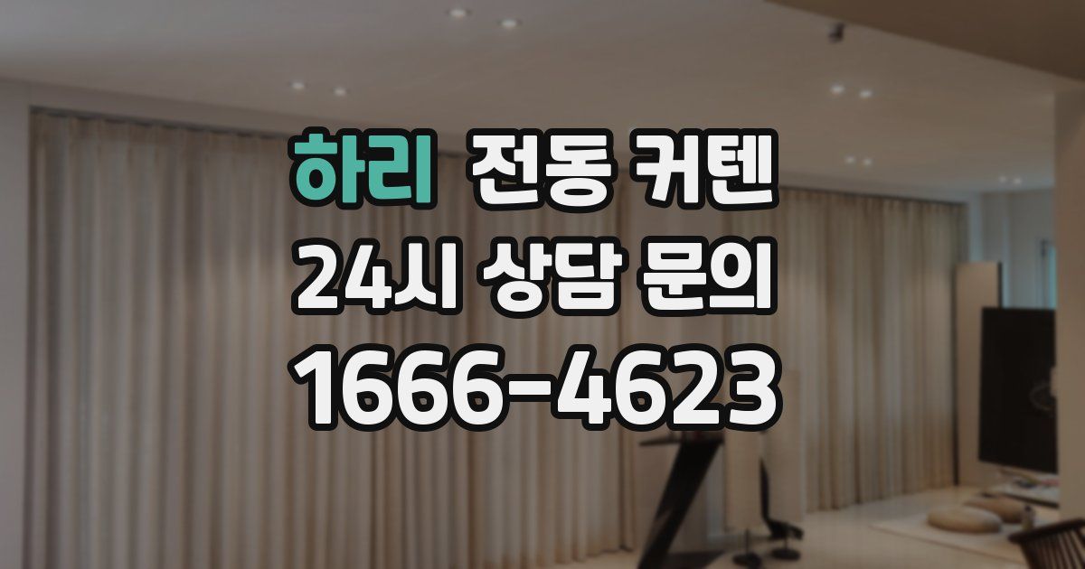 하리 전동 커텐