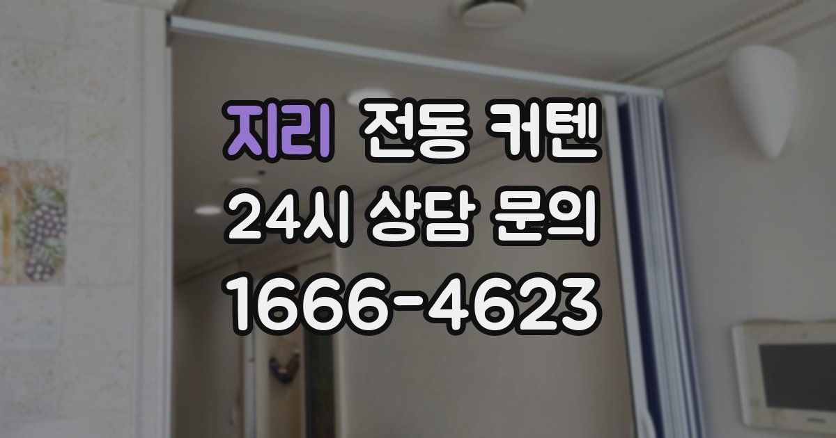 지리 전동 커텐