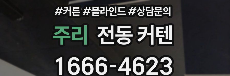 주리 전동 커텐