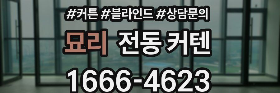 묘리 전동 커텐