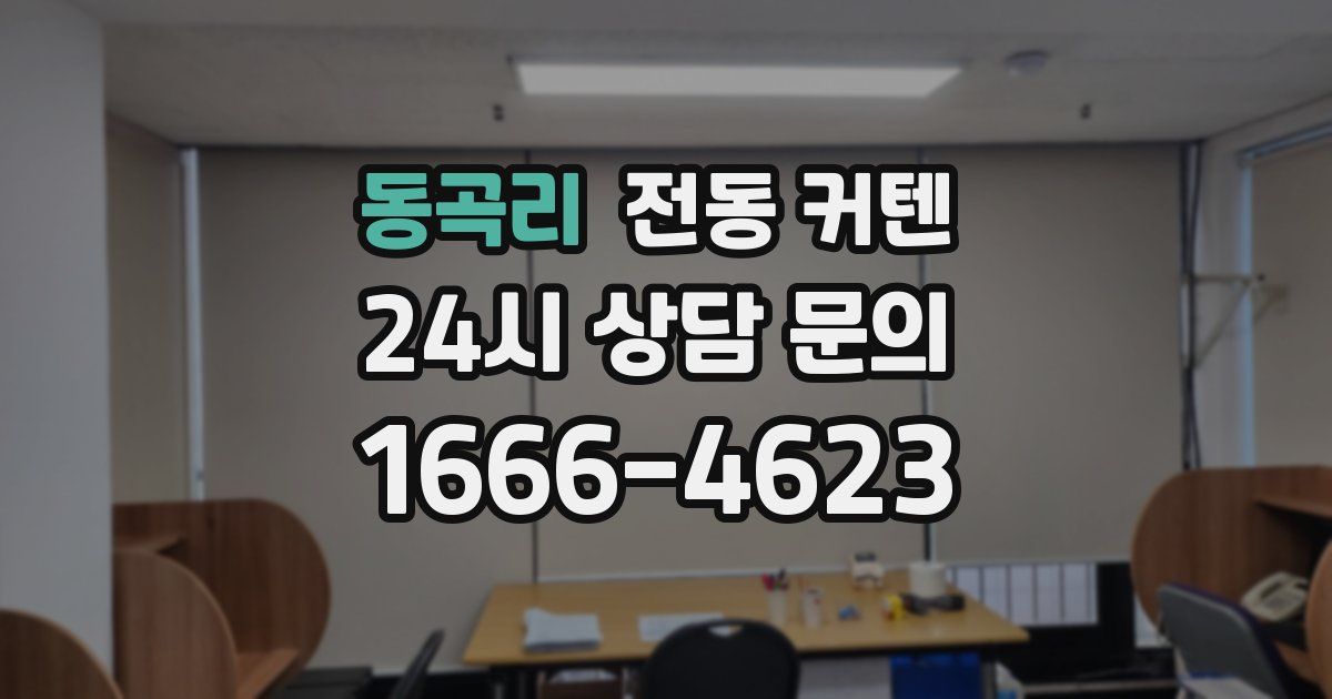 동곡리 전동 커텐