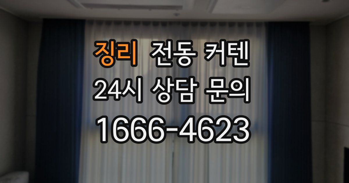징리 전동 커텐