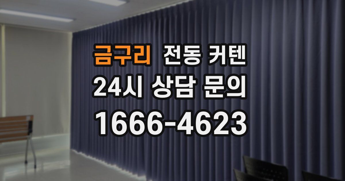 금구리 전동 커텐