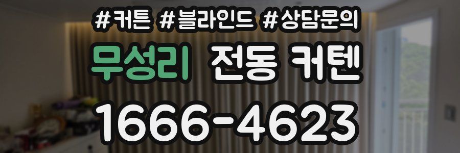 무성리 전동 커텐
