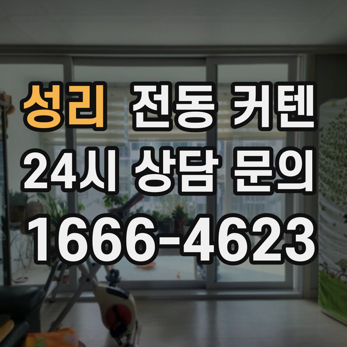 성리 전동 커텐