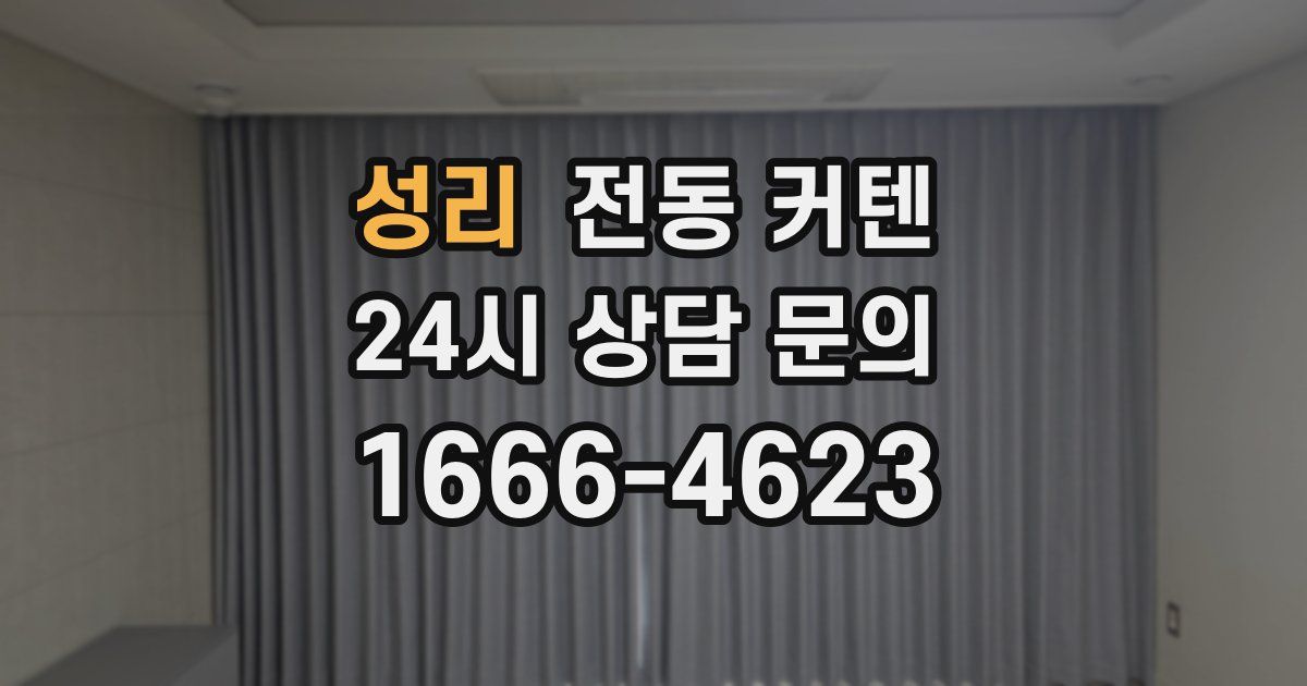 성리 전동 커텐