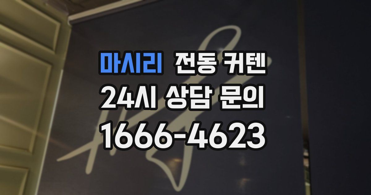 마시리 전동 커텐