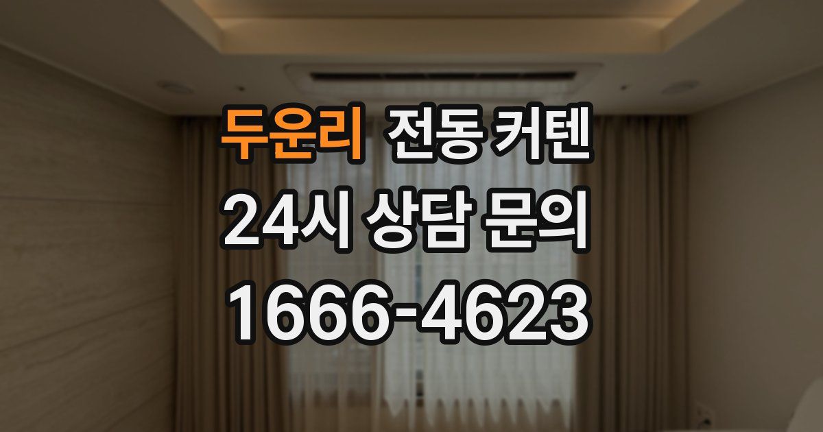 두운리 전동 커텐