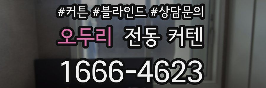 오두리 전동 커텐