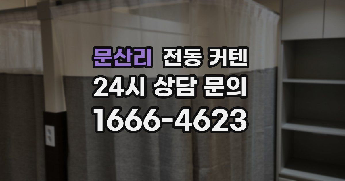 문산리 전동 커텐