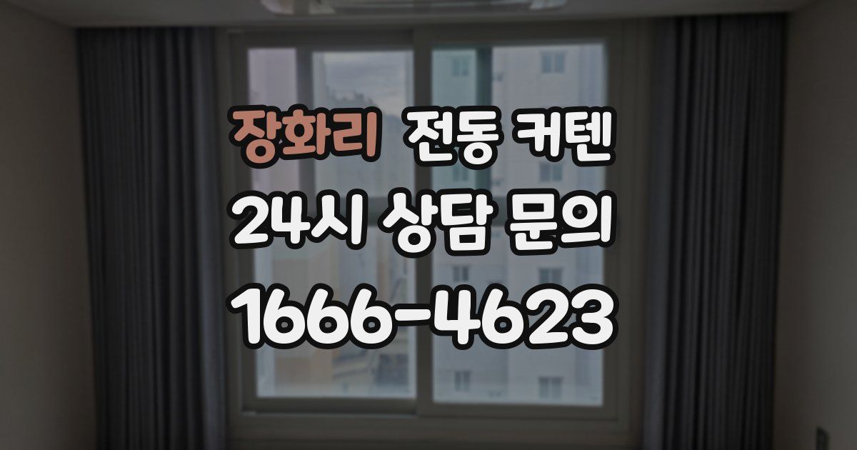 장화리 전동 커텐