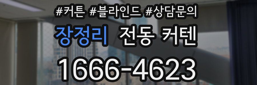 장정리 전동 커텐