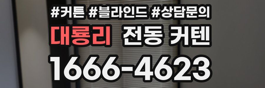 대룡리 전동 커텐