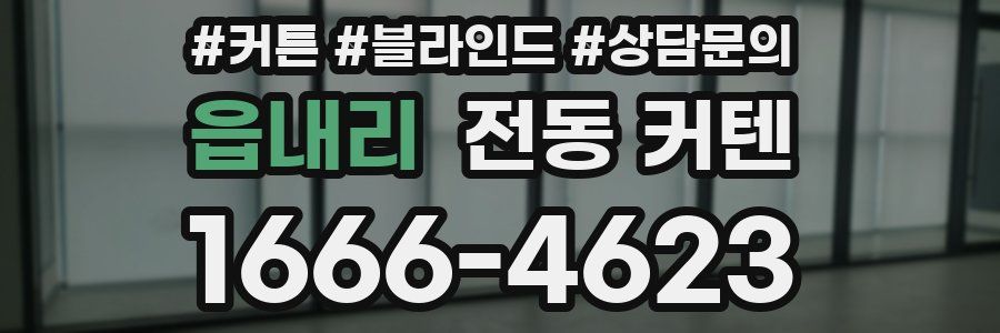 읍내리 전동 커텐