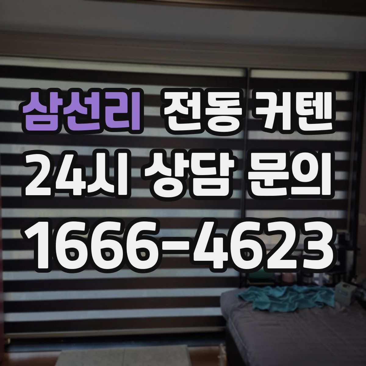 삼선리 전동 커텐