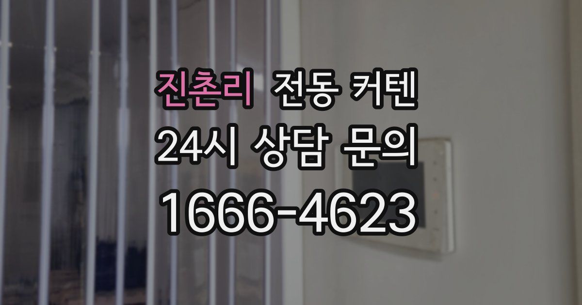 진촌리 전동 커텐
