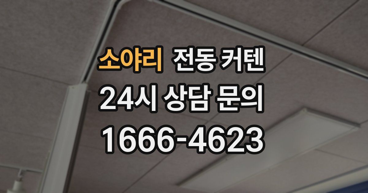 소야리 전동 커텐