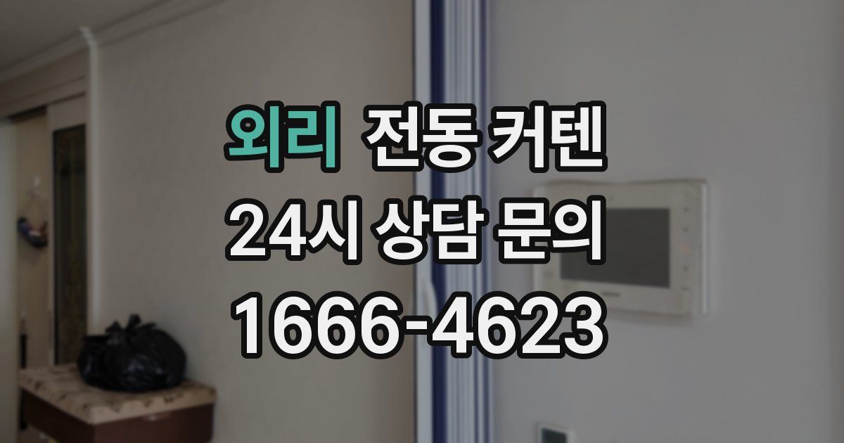 외리 전동 커텐