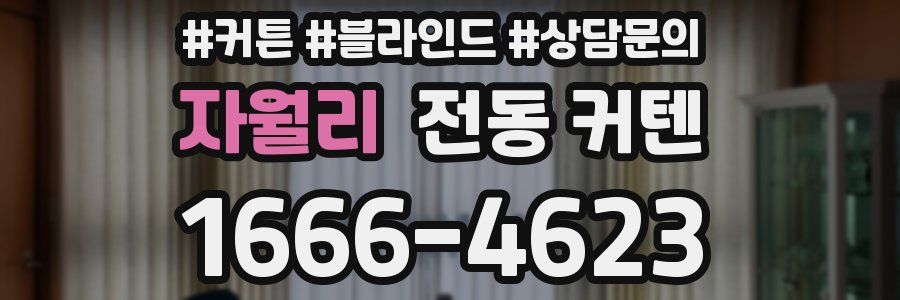 자월리 전동 커텐