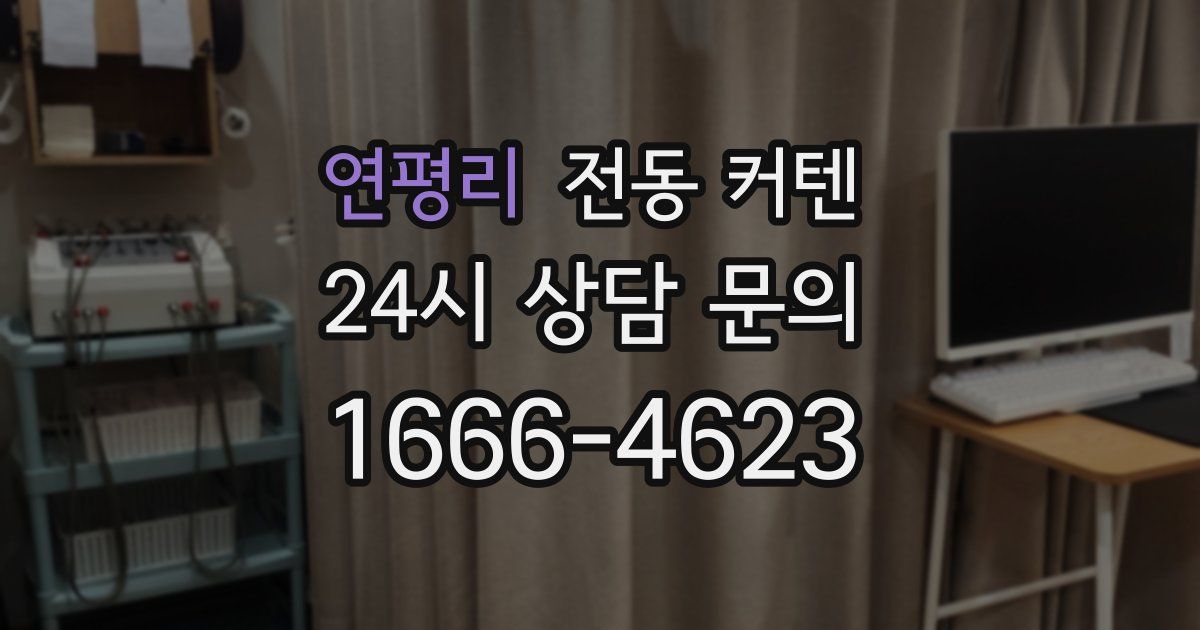 연평리 전동 커텐