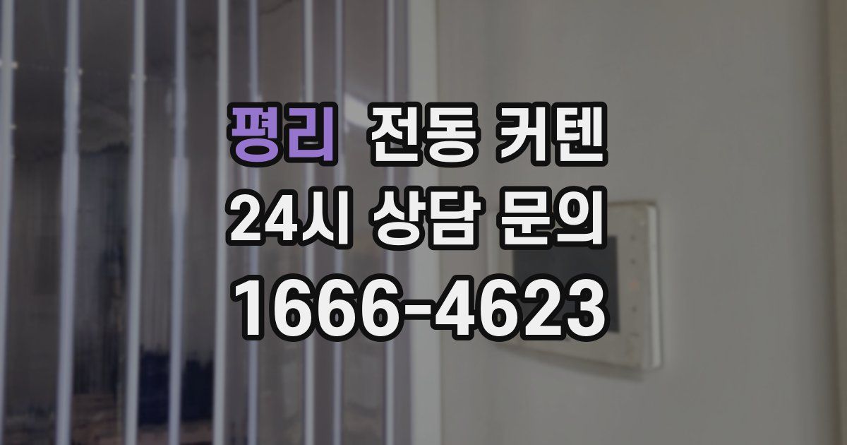 평리 전동 커텐