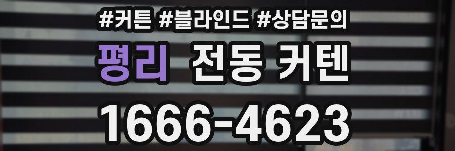 평리 전동 커텐