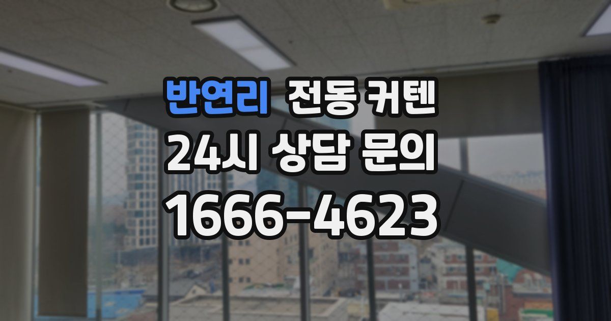 반연리 전동 커텐