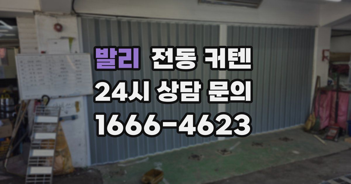 발리 전동 커텐