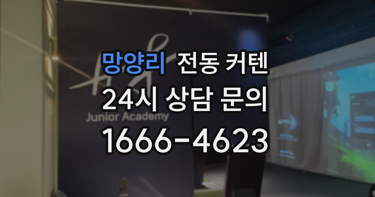망양리 전동 커텐