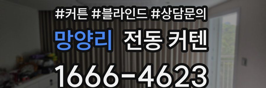 망양리 전동 커텐