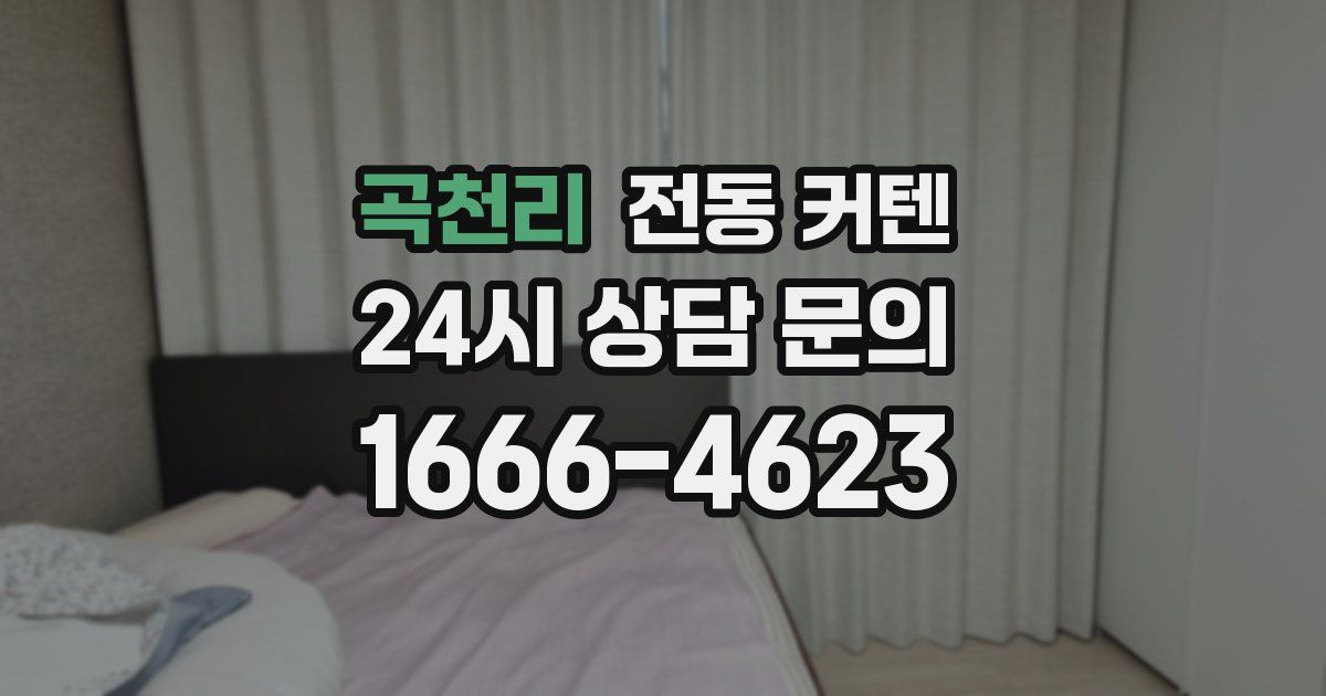 곡천리 전동 커텐