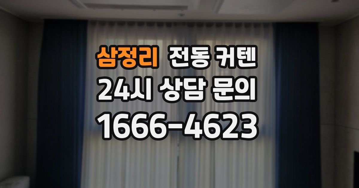 삼정리 전동 커텐