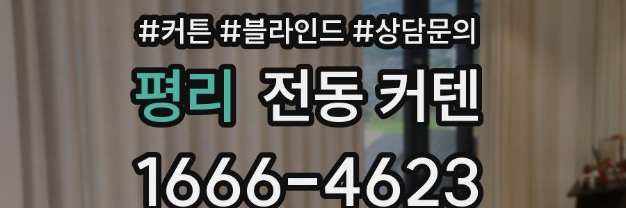 평리 전동 커텐