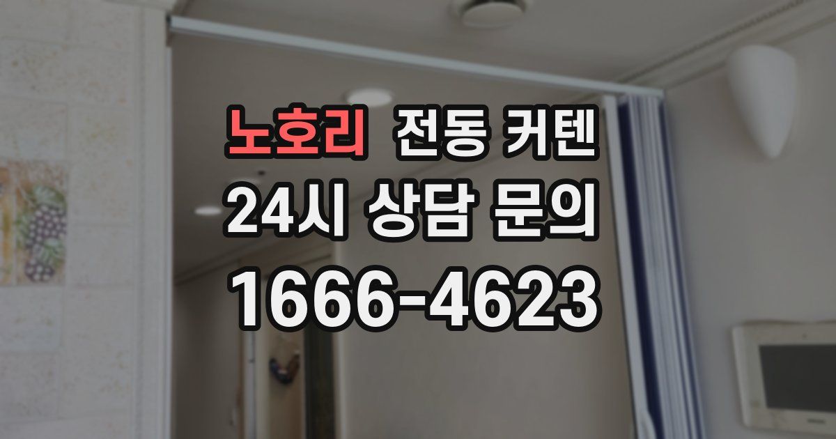 노호리 전동 커텐