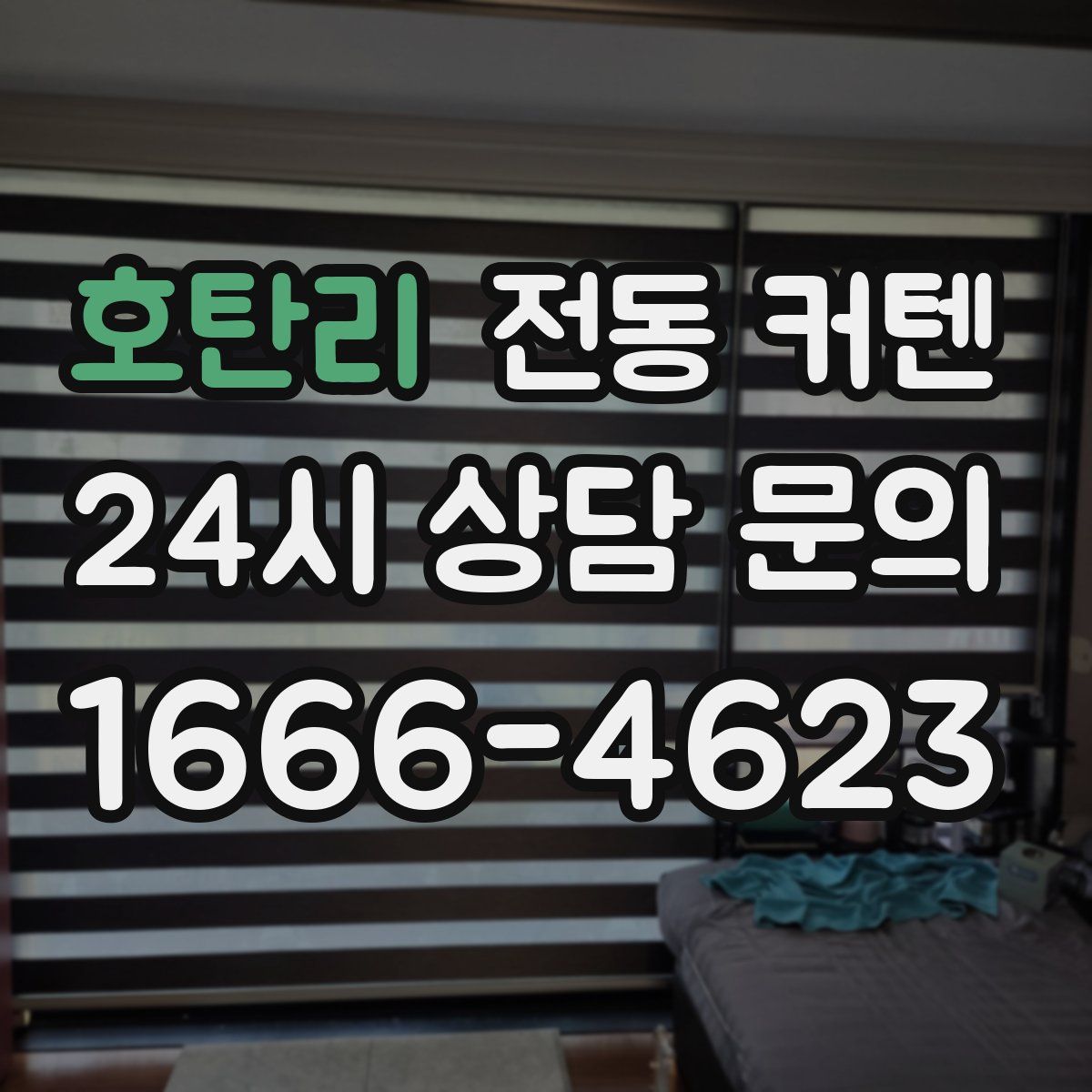 호탄리 전동 커텐