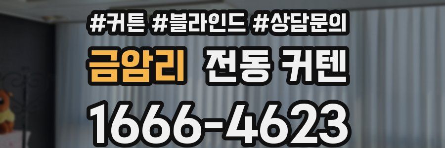 금암리 전동 커텐