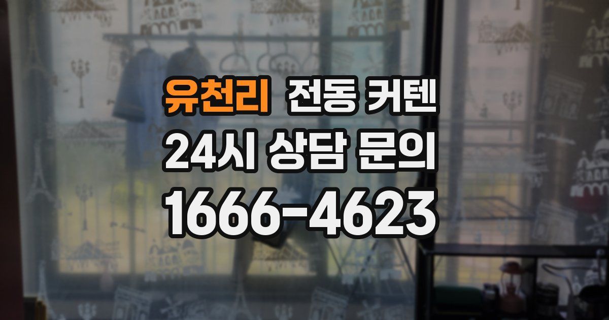 유천리 전동 커텐