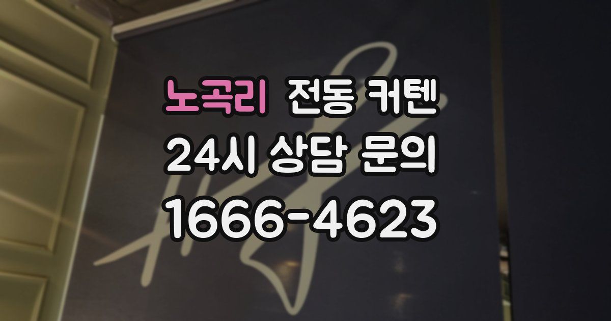 노곡리 전동 커텐