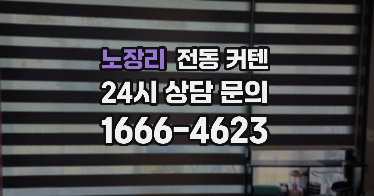노장리 전동 커텐