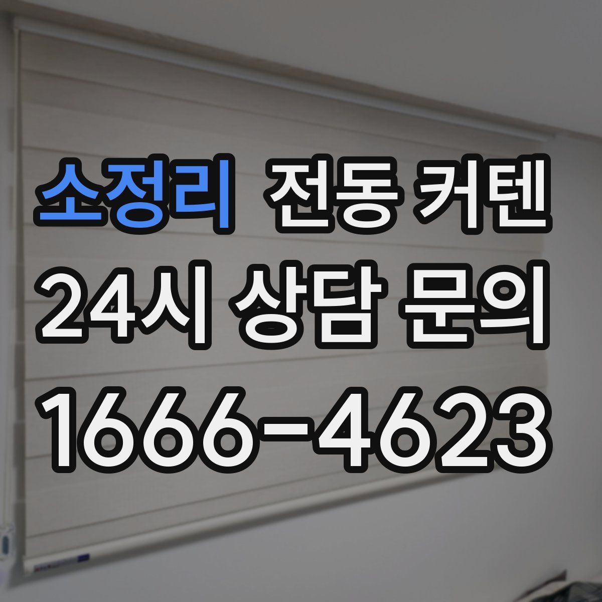 소정리 전동 커텐