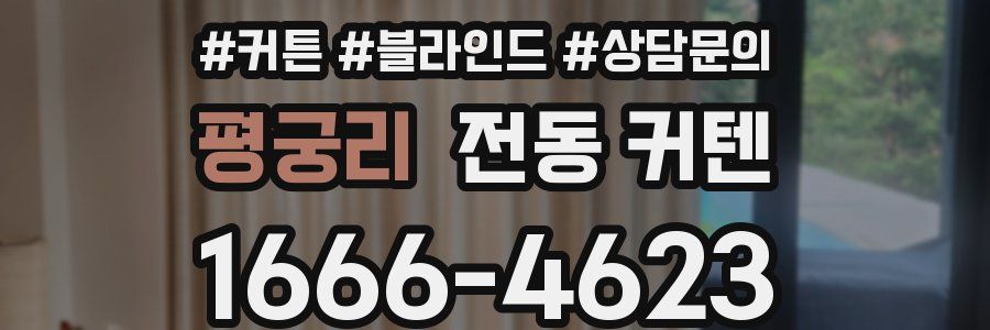 평궁리 전동 커텐