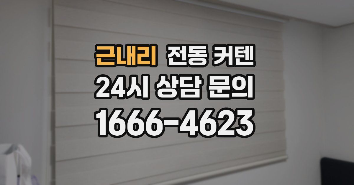 근내리 전동 커텐