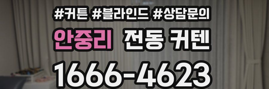 안중리 전동 커텐