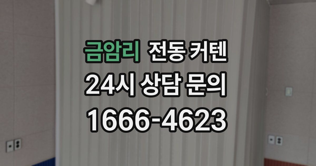 금암리 전동 커텐